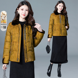 白鸭绒女款 羽绒服短款 小个子加厚时尚 新款 秋冬外套 女冬2025年冬季