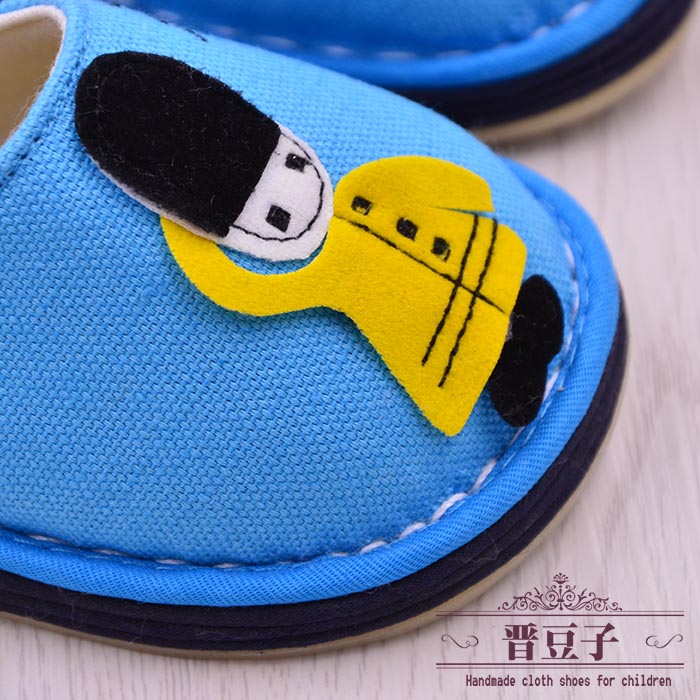 Pantoufles enfants en coton - semelle Melaleuca - Ref 1035895 Image 4