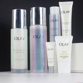 专柜正品 Olay玉兰油美白抗糖水乳套装 小白瓶淡斑提亮肤色补水保湿