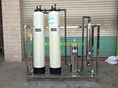 1吨井水过滤器除铁锰净水器去水垢软水机地下水发黄泥沙处理 包邮