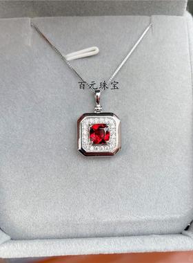 培育未来之城1克拉彩宝吊坠925银