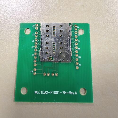 WLC1DA2-F1001-7H 富士康  Nano SIM卡连接器 测试板学习工程调试