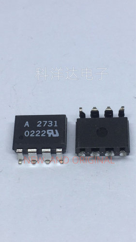 HCPL-2731 HCPL-2731-300E HP2731丝印A2731 贴片SOP8 光电耦合器