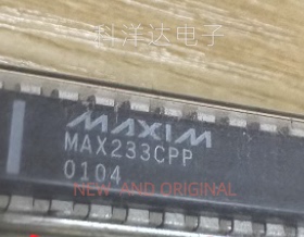 MAX233CPP MAX233CPP+ 5V供电多通道RS-232驱动器接收器 DIP-20