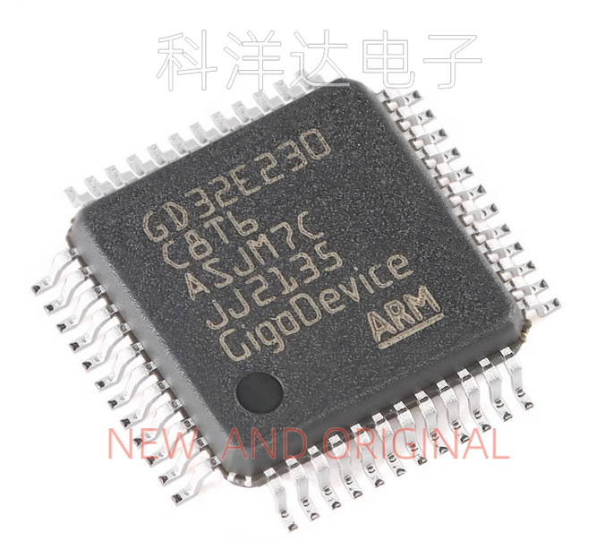 GD32E230C8T6 GD32E230CBT6 LQFP-48 32位微控制器IC 兼容替代ST