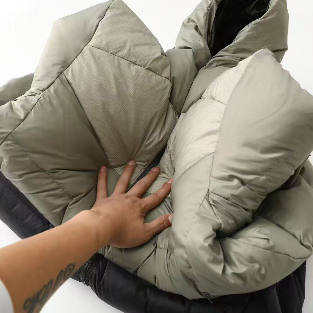 户外轻量无惧寒冷高品质防风防水鹅绒连帽羽绒服男女同款