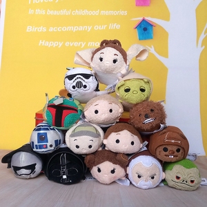 tsum Star Wars星球大战系列手机屏幕擦叠叠堆堆乐毛绒玩具公仔