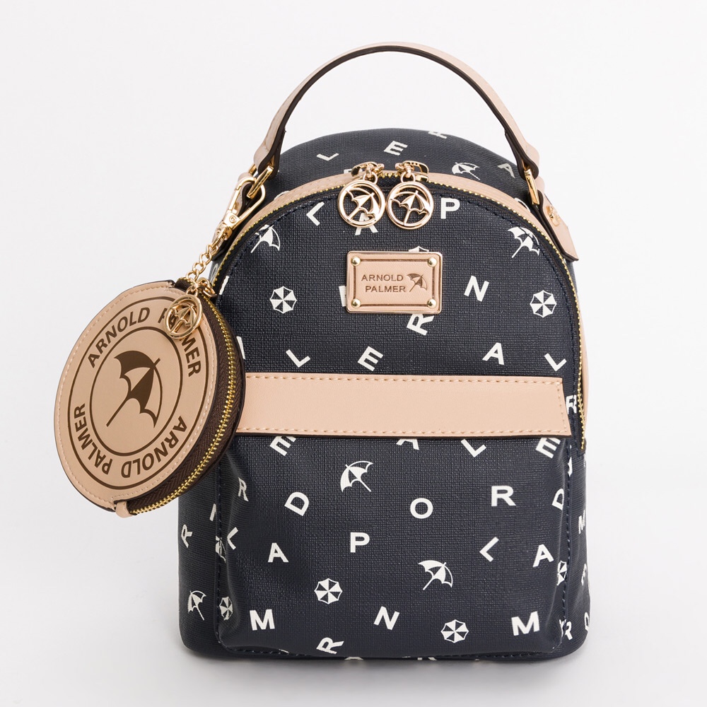 Arnold Palmer 字母後背包附零錢包 Alphabet系列 藍