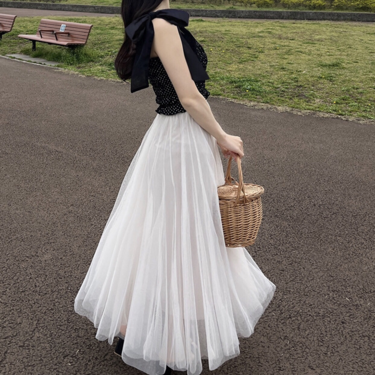 日本GRL 仙女飄飄薄紗長裙 多色