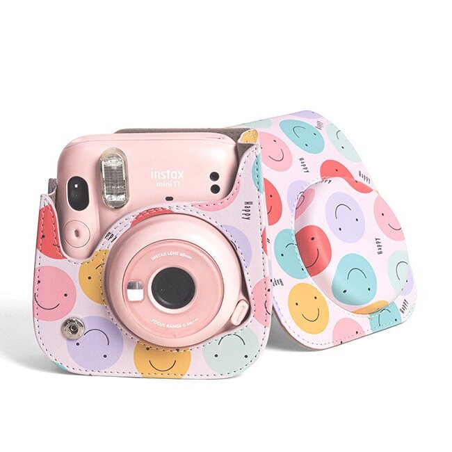 Fujifilm Instax mini 8 拍立得專用包 彩色笑臉款