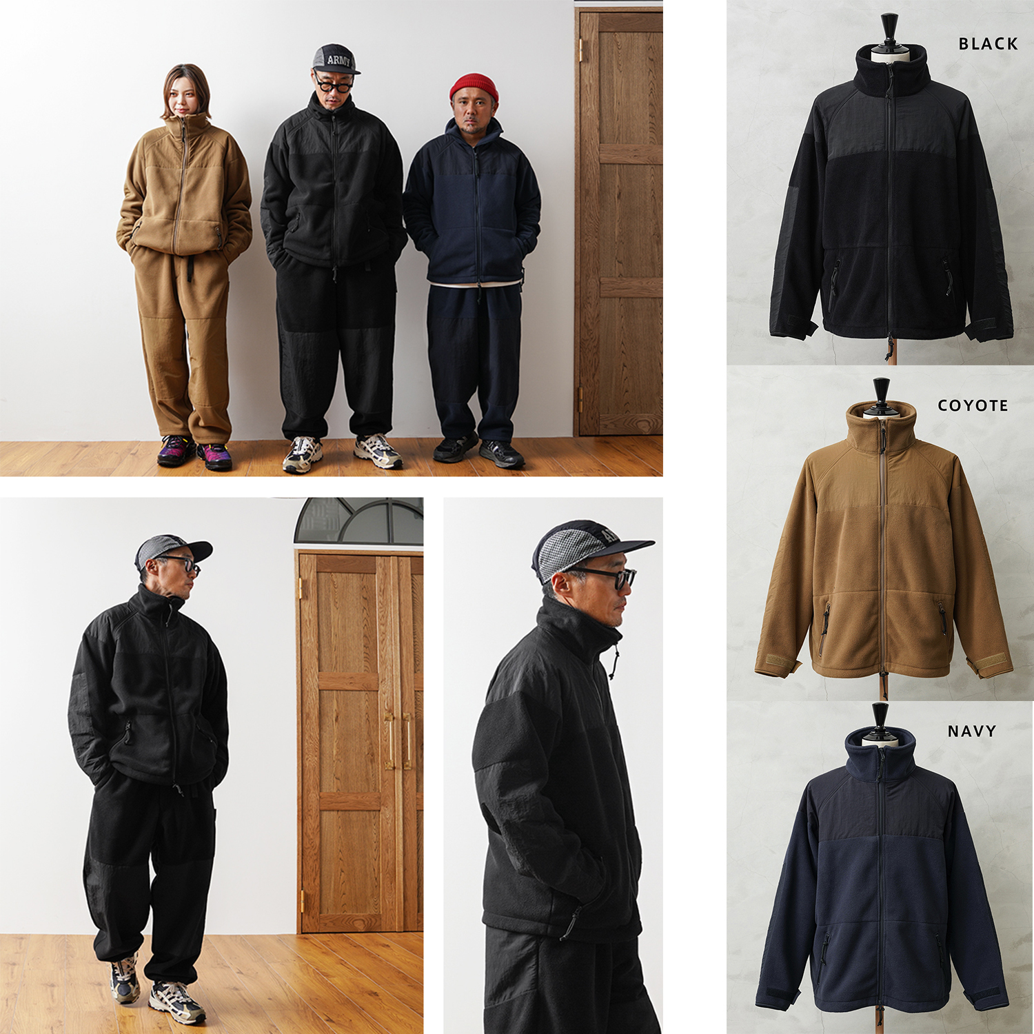 纯原狠货 WA1PER经典P300抓绒衣GEN2套装 美式复古户外机能秋冬男