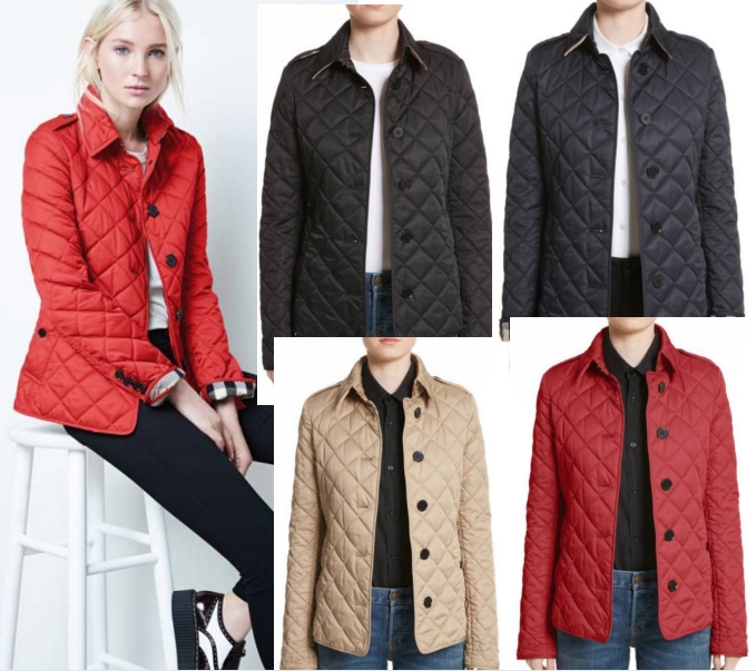美国代购小店包邮BURBERRY女装新款棉衣翻领冬装单排扣保暖棉服