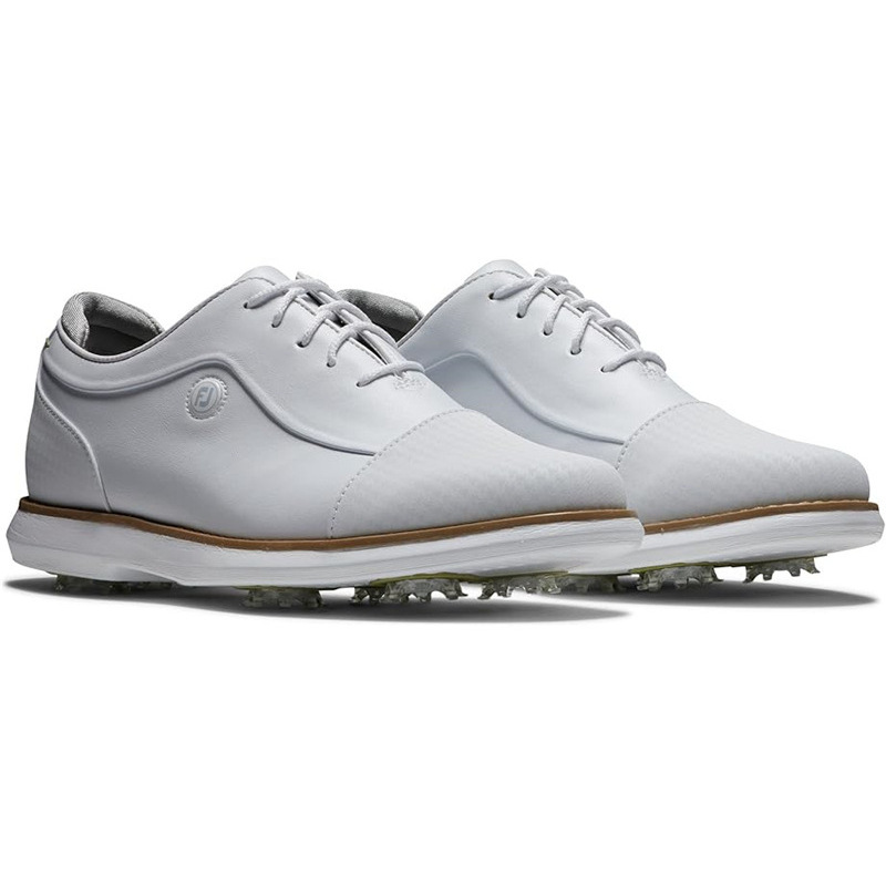美国代购FootJoy女鞋时尚优质牛皮接头户外鞋新款英伦高尔夫球鞋