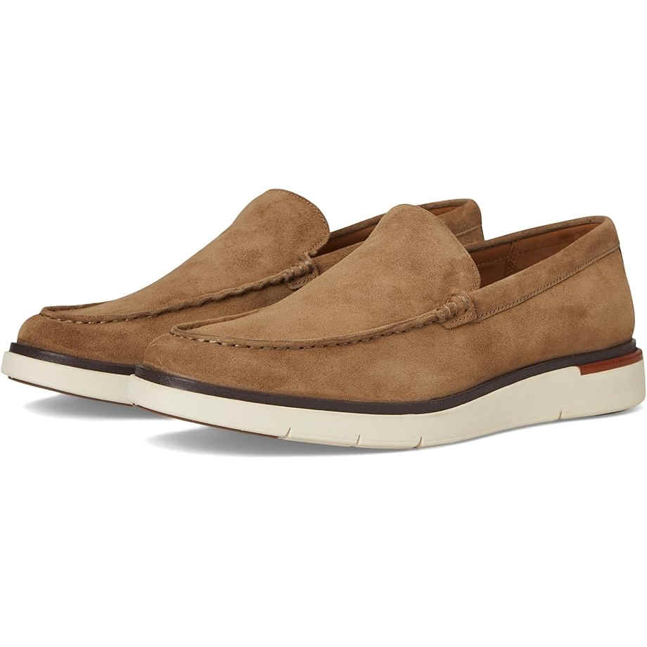 美国Allen Edmonds男鞋反绒复古牛皮休闲皮鞋真皮舒适透气乐福鞋