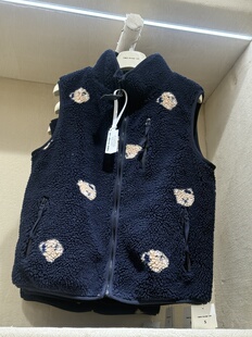 Twoi国内北京正品代购熊头拉链马甲不支持退换