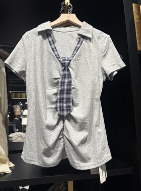 WM wmanagement国内正品代购领带装饰短袖T恤不支持退换