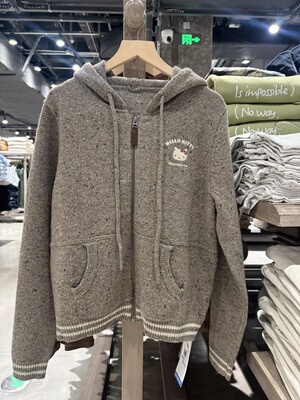 BASEMENT FG 国内北京BF正品代购连帽拉链毛衣外套不支持退换