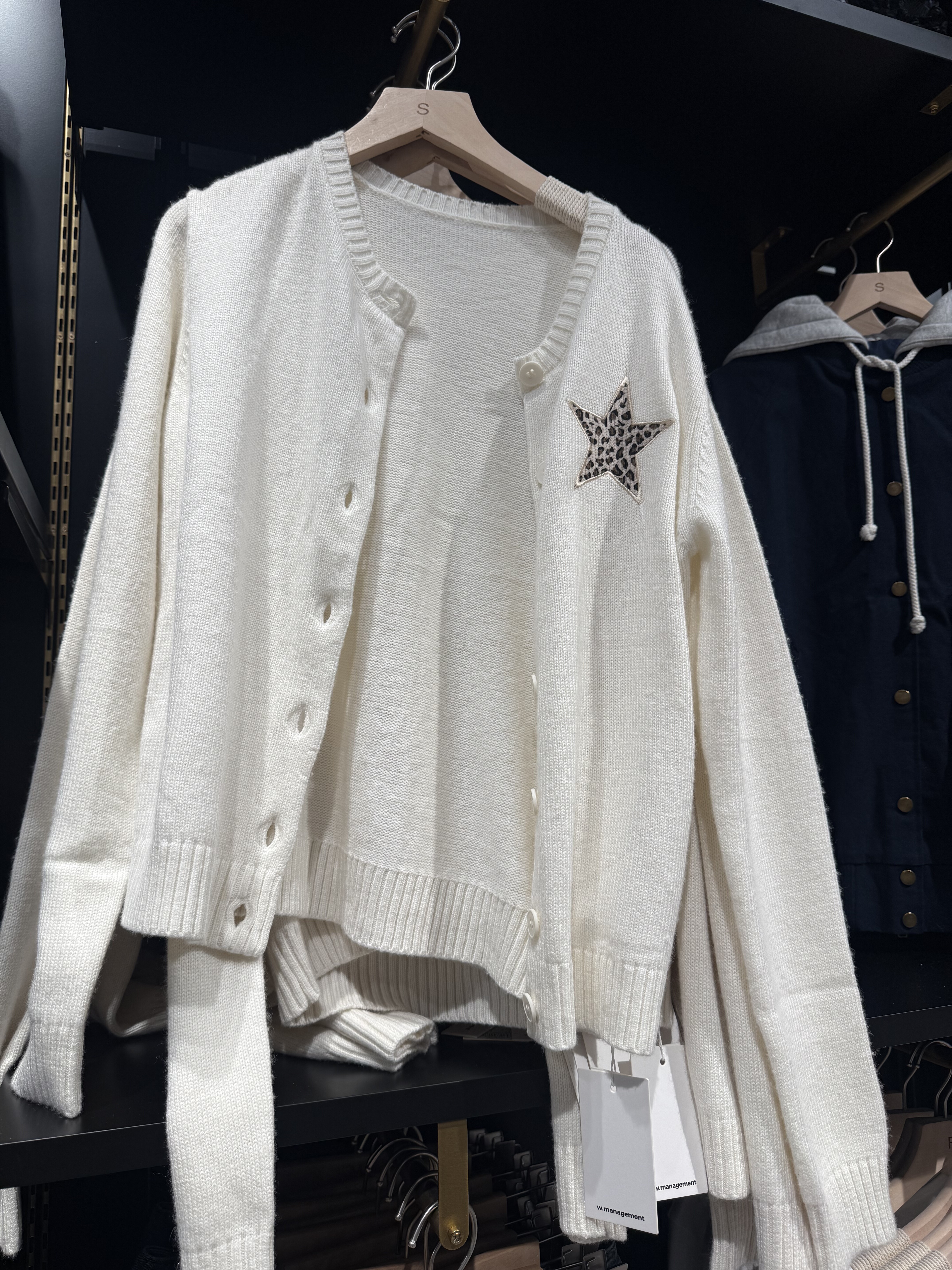 WM wmanagement国内正品代购针织开衫不支持退换