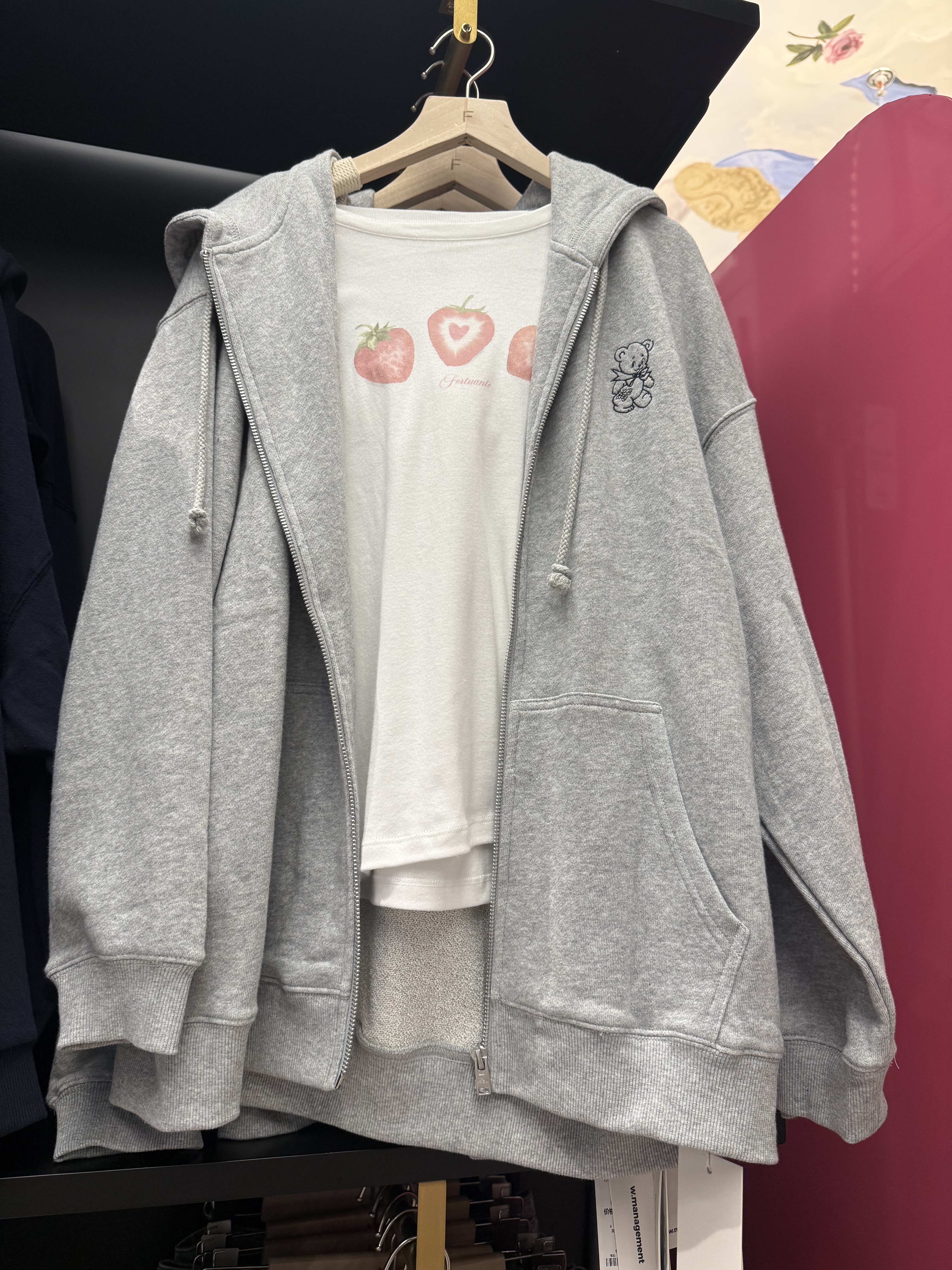 WM wmanagement国内正品代购连帽卫衣外套不支持退换