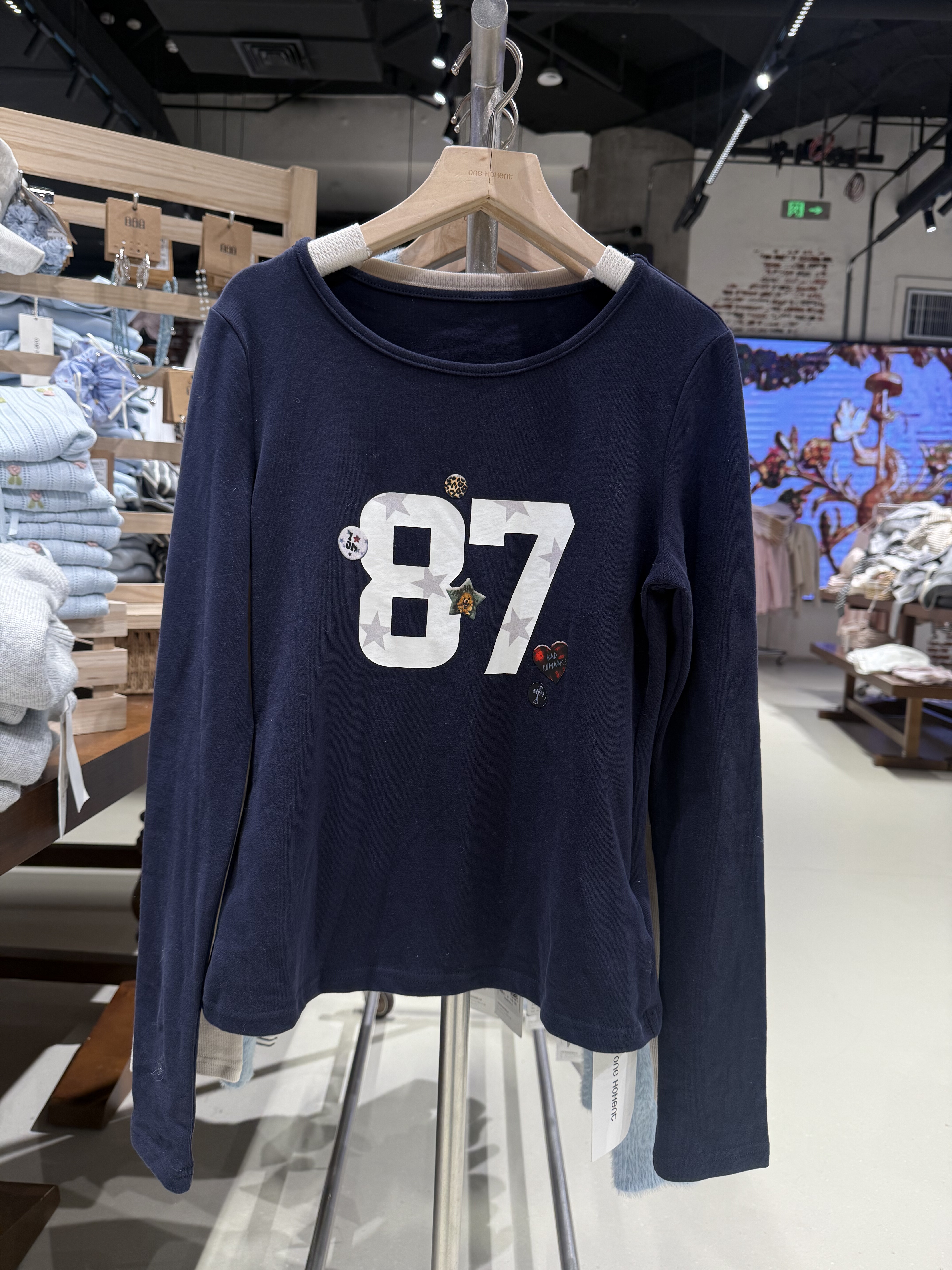 OM one moment国内正品代购长袖T恤不支持退换