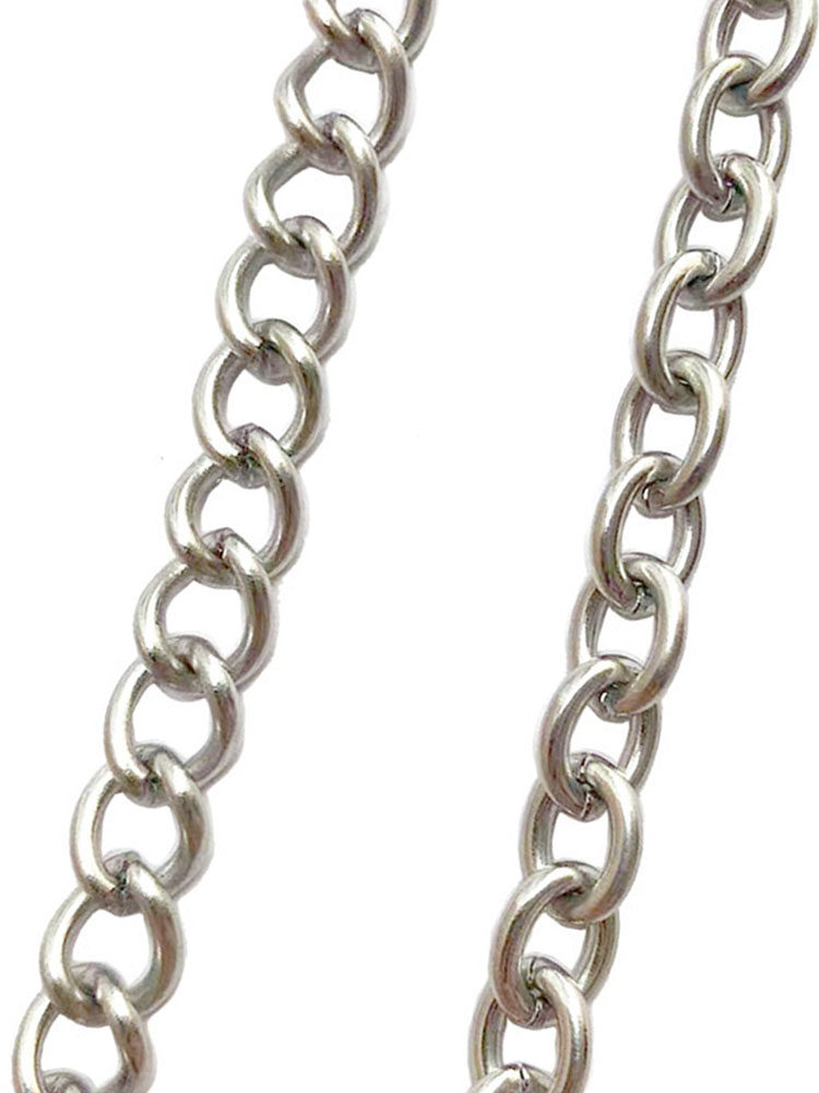 1 METER STARTING 304 STEEL TWISTED CHAIN O-SHAPED CHAIN TAG CHAIN FOUR-SECTION GRINDING CHAIN KEY CHAIN DIY ACCESSORIES HANGING CHAIN STAINLESS STEEL