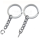 A6钥匙链配圈羊眼钉服饰鞋 包潮玩挂扣diy手作创意礼品钥匙扣配件