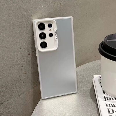 彩银纯色适用于三星S25/S24ultra/s23ultra/S22手机壳note20商务A55/A54/A56/A15/A16/A05S硬壳A35/A36简约