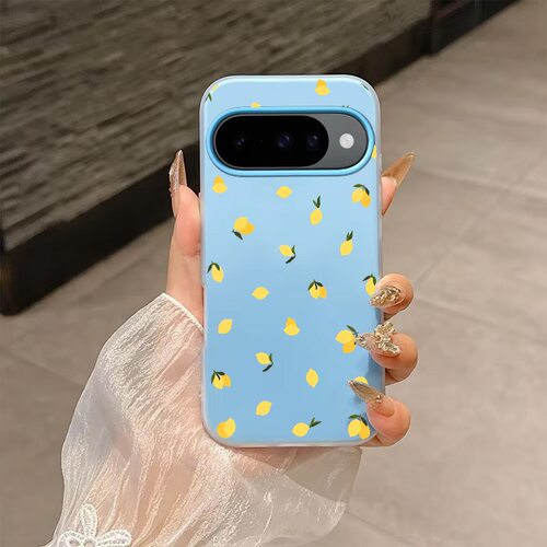 黄柠檬适用于谷歌Pixel10proXL/10pro手机壳9proXL果冻壳Google Pixel8pro小清新7pro卡通7A/8A/10/10pro
