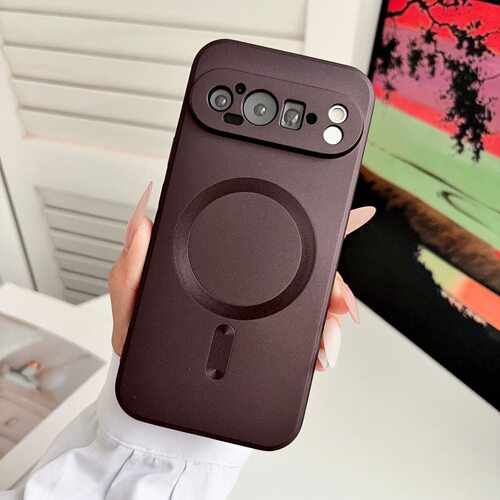 金属漆适用于谷歌Pixel11proXL/10pro手机壳9proXL磁吸Google Pixel8pro保护套9A/10A软壳7A/8A/10/11pro