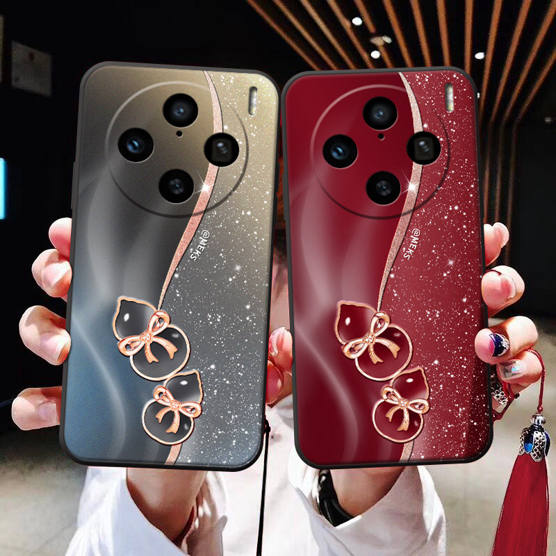 鎏金葫芦适用于一加12/11手机壳浮雕oneplus ace3精致1+9prt吉利8pro软壳ace pro中国风一加8t流苏一加7/6/5t