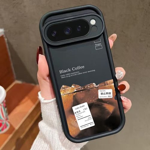 冰美式咖啡适用于谷歌Pixel 9pro手机壳Pixel 9proXL磨砂Google Pixel8pro保护套Pixel7pro软壳7A防摔Pixel8A