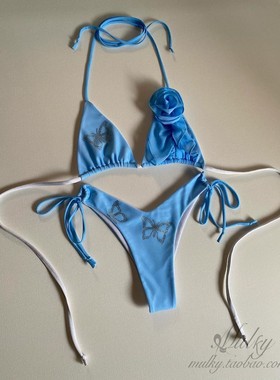 【泰国代购】设计师品牌 Fidel 沙滩浪漫性感蝴蝶花朵比基尼泳衣