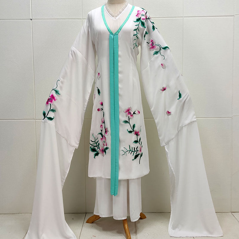 新款戏剧戏曲越剧黄梅戏女花旦白蛇传戏服长水袖演出服装古装服饰