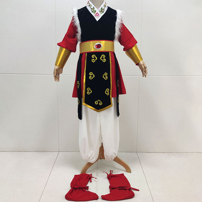 戏剧女兵衣戏曲新款绣花越剧琼剧黄梅戏戏服演出服装民族古装服饰