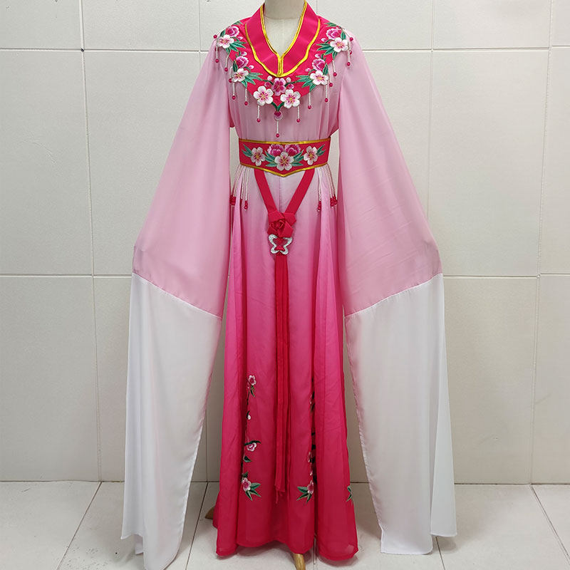 美春戏具绣花连衣裙越剧唱戏戏服