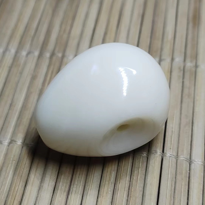老李手工 天然象牙果一体三通 玉牙菩提佛头 佛珠手串配饰 手工