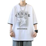 25151-特P40夏季休闲时尚T恤男短袖打底衫青少年圆领印花短袖，男装T恤，电商D310（原电商305）