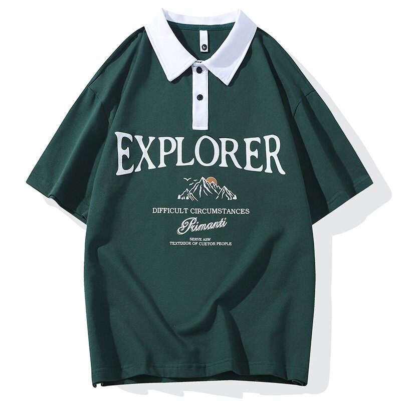 25063-特P40夏季休闲时尚T恤男短袖打底衫学生宽松翻领短袖POLO衫,男装T恤,电商D310（原电商305）