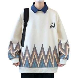 W25209-P50 春季休闲时尚长袖卫衣男长袖打底衫图片