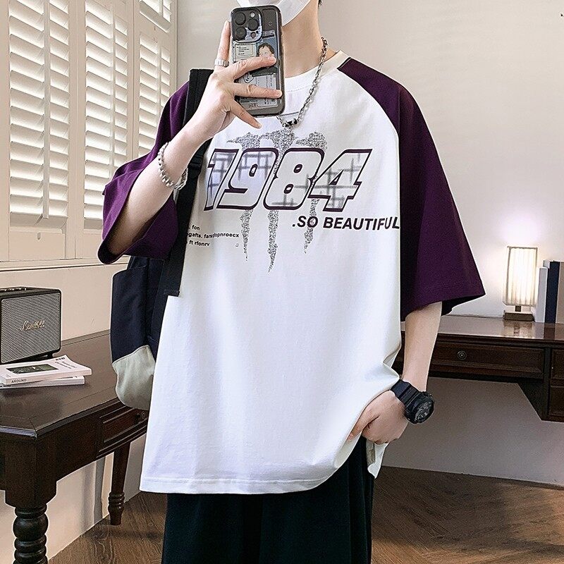 25162-特P40夏季休闲时尚T恤男短袖打底衫青少年潮牌印花T恤,男装T恤,电商D310（原电商305）