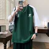 25160-特P40夏季休闲时尚T恤男短袖打底衫青少年潮牌印花T恤，男装T恤，电商D310（原电商305）