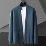 78802-特P60春季休闲时尚毛衣外套男长袖开衫轻熟风商务休闲外套，男装针织衫/毛衣，电商D310（原电商305）