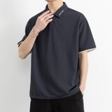 25069-特P50夏季休闲时尚T恤男短袖打底衫潮牌翻领短袖polo衫男，男装T恤，电商D310（原电商305）