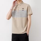 25030-特P35短袖t恤男士夏季新款休闲半袖体恤潮流翻领polo衫男，男装T恤，电商D310（原电商305）