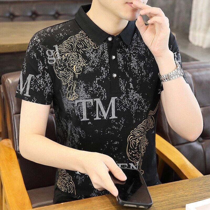 25020-P35春季休闲时尚T恤男短袖打底衫商务休闲修身短袖POLO衫,男装T恤,电商D310（原电商305）