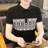 25032-特P35夏季休闲时尚T恤男短袖打底衫商务休闲修身短袖POLO衫，男装T恤，电商D310（原电商305）