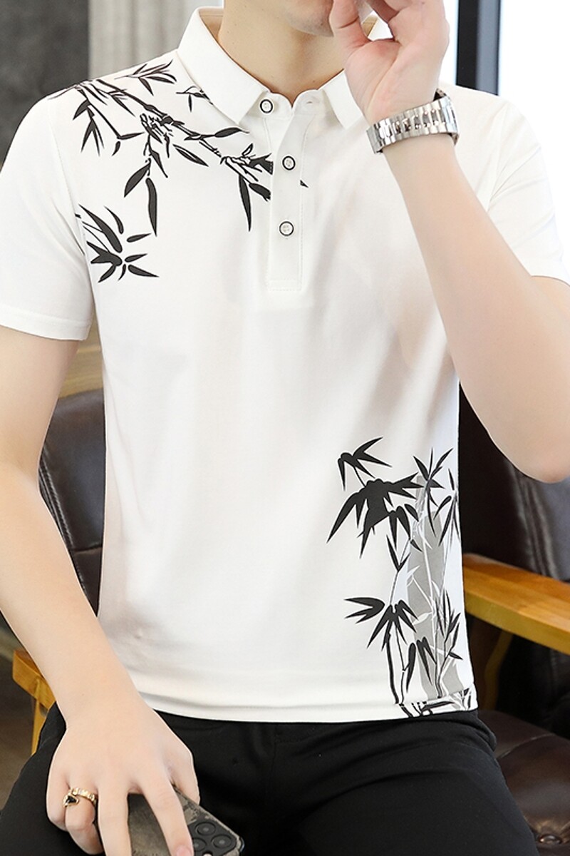 25028-P35春季休闲时尚T恤男短袖打底衫商务休闲修身短袖POLO衫,男装T恤,电商D310（原电商305）