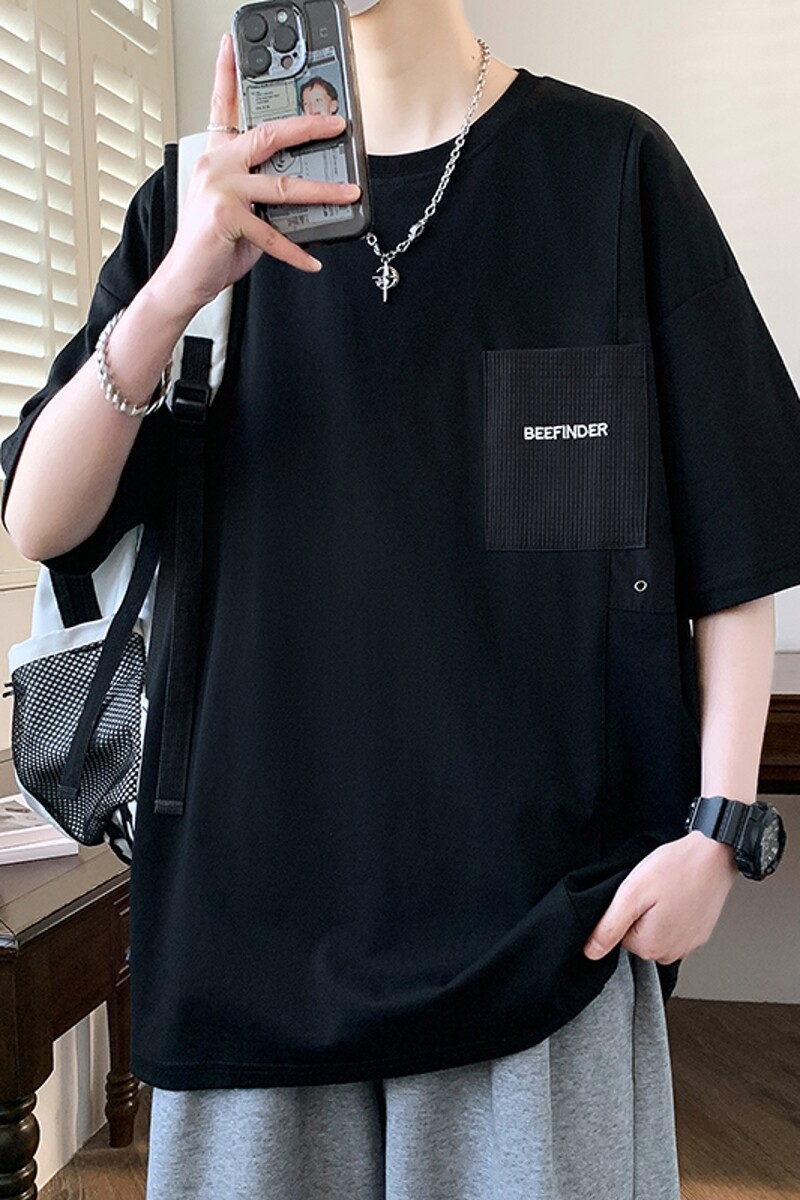 25172-特P40夏季休闲时尚T恤男短袖打底衫青少年潮牌印花T恤,男装T恤,电商D310（原电商305）