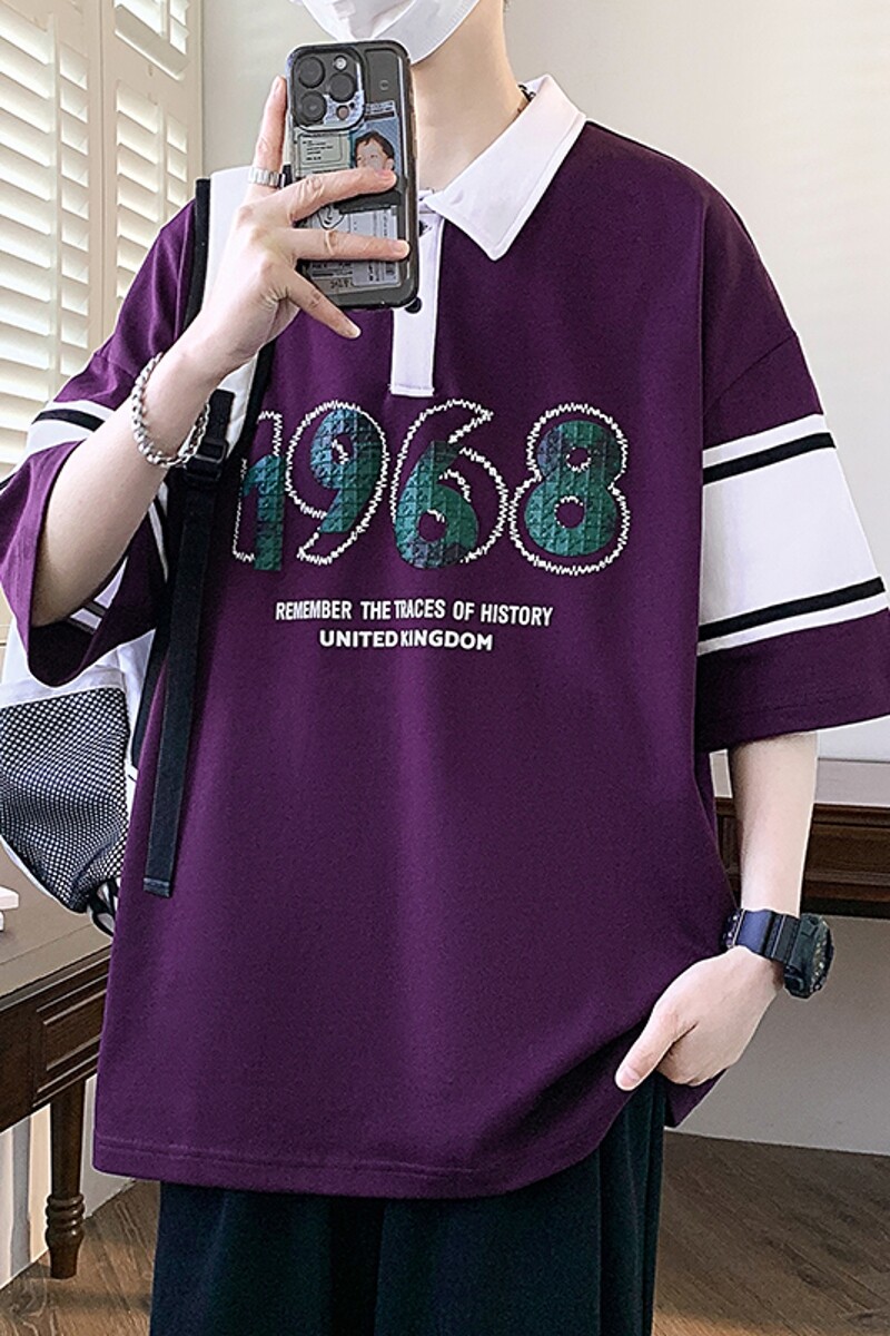 25062-特P40夏季休闲时尚T恤男短袖打底衫青少年翻领短袖polo衫,男装T恤,电商D310（原电商305）
