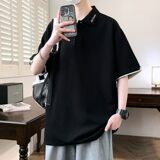 25069-特P50夏季休闲时尚T恤男短袖打底衫青少年翻领短袖polo衫，男装T恤，电商D310（原电商305）